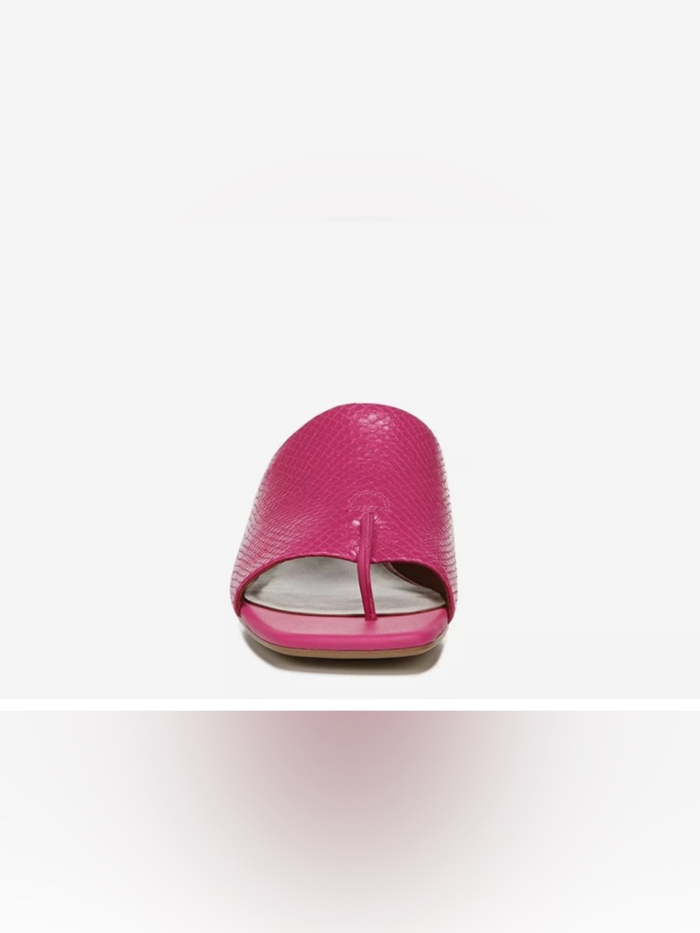 🦩 💗 Franco Sarto Loran Hot Pink Snakeskin Sandal Size 7 - Picture 3 of 4